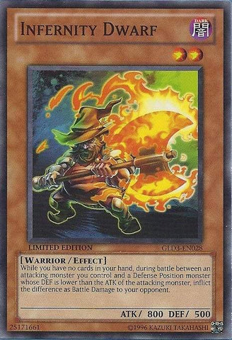 Infernity Dwarf [GLD3-EN028] Common 