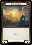 Sigil of Solace (Red) [WTR173-R] (Welcome to Rathe) Alpha Print Rainbow Foil 