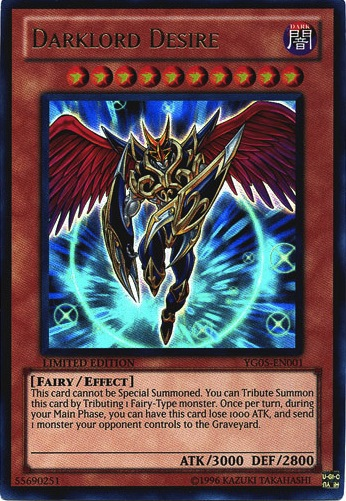 Darklord Desire [YG05-EN001] Ultra Rare 