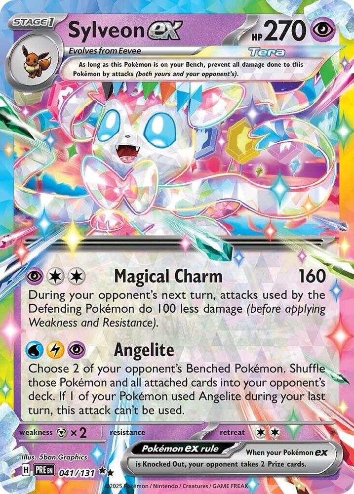 Sylveon ex (041/131) [Scarlet &amp; Violet: Prismatic Evolutions] 