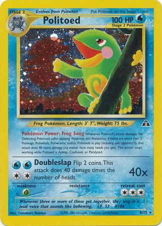 Politoed (8/75) [Neo Discovery Unlimited] 