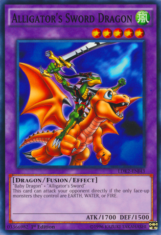 Alligator's Sword Dragon [LDK2-ENJ43] Common 