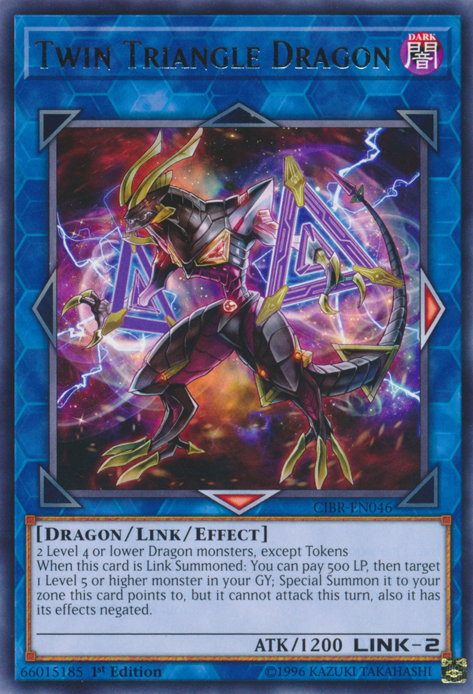 Twin Triangle Dragon [CIBR-EN046] Rare 