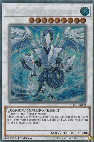 Trishula, Dragon of the Ice Barrier [BLLR-EN060] Secret Rare 