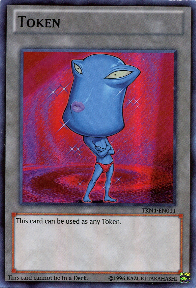 Ojama Token (Blue) [TKN4-EN011] Super Rare 