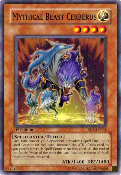 Mythical Beast Cerberus [SD6-EN002] Common 