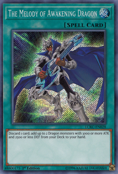 The Melody of Awakening Dragon [LCKC-EN028] Secret Rare 