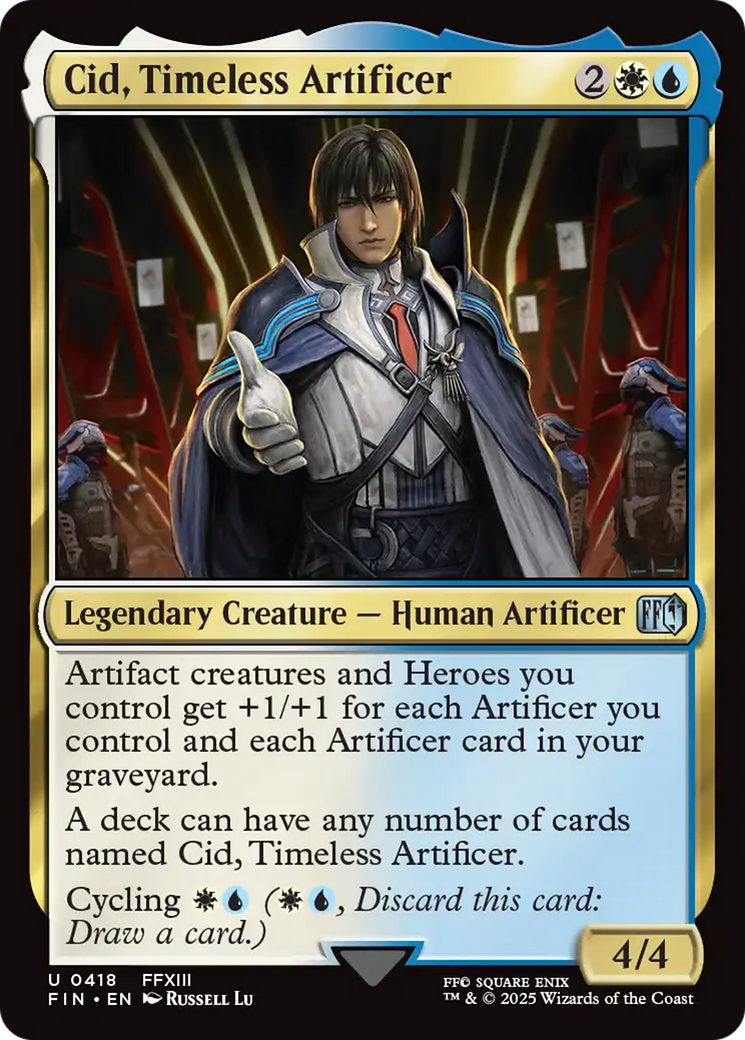 Cid, Timeless Artificer (0418) [FINAL FANTASY] 