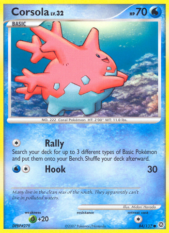 Corsola (84/132) [Diamond &amp; Pearl: Secret Wonders] 