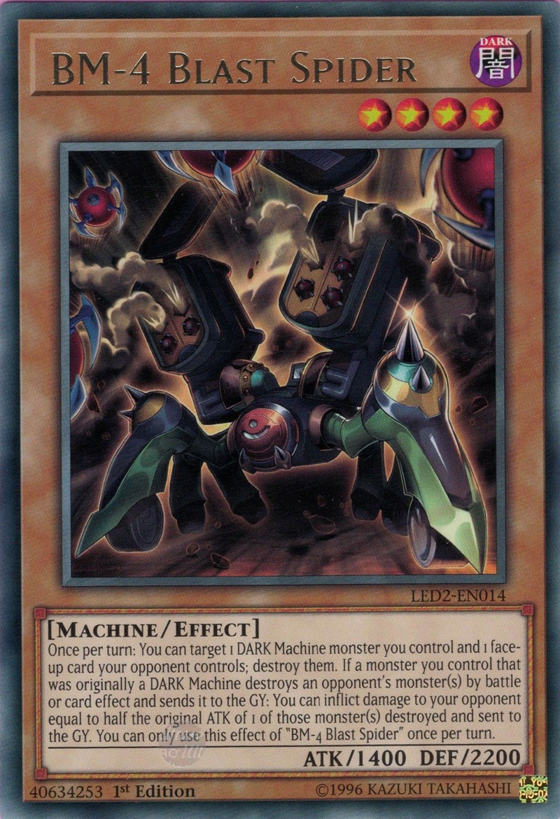 BM-4 Blast Spider [LED2-EN014] Rare 
