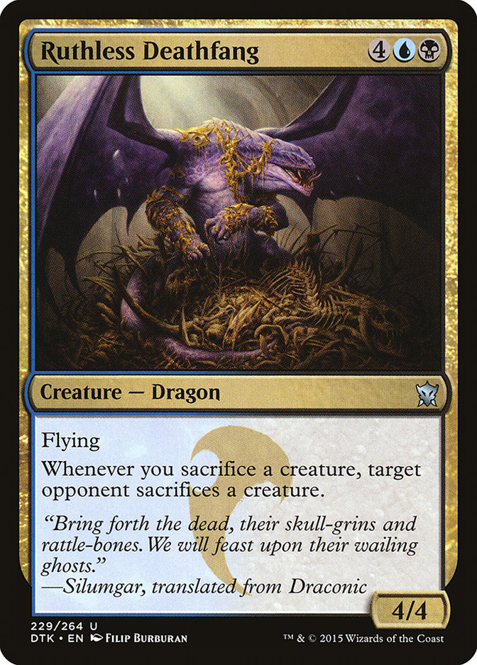 Ruthless Deathfang [Dragons of Tarkir] 