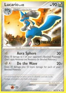 Lucario (53/127) (Staff Prerelease Promo) [Diamond &amp; Pearl: Black Star Promos] 