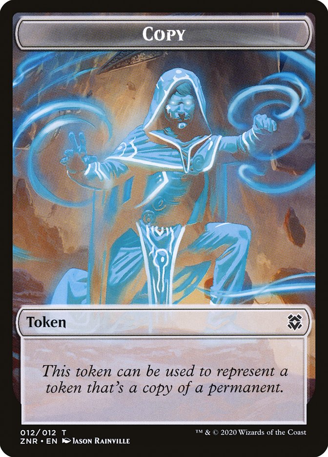 Angel Warrior // Copy Double-Sided Token [Zendikar Rising Tokens] 