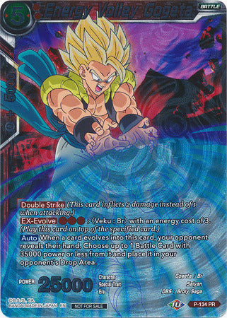 Energy Volley Gogeta (Series 7 Super Dash Pack) (P-134) [Promotion Cards] 