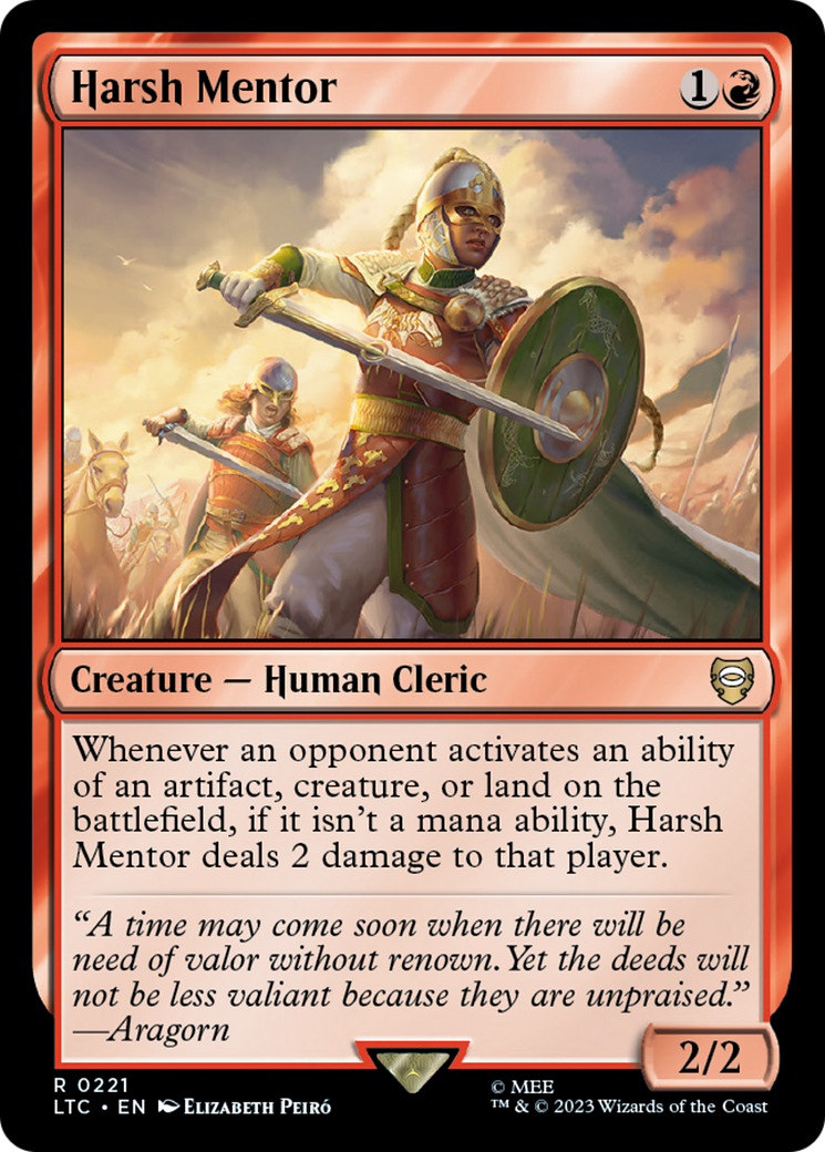 Harsh Mentor [The Lord of the Rings: Tales of Middle-Earth Commander] 