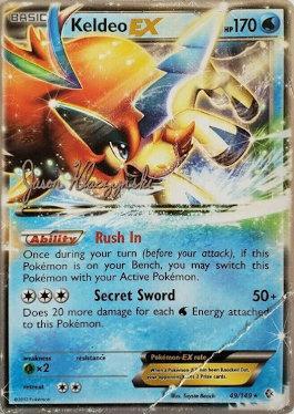 Keldeo EX (49/149) (Darkrai Deck - Jason Klaczynski) [World Championships 2013] 