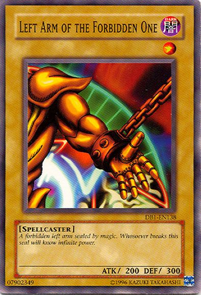 Left Arm of the Forbidden One [DB1-EN138] Common 
