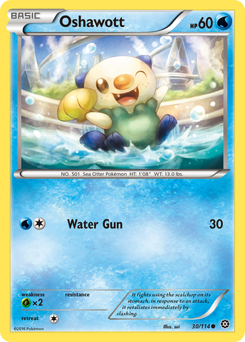 Oshawott (30/114) [XY: Steam Siege] 