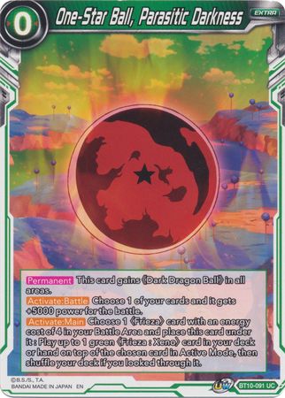 One-Star Ball, Parasitic Darkness (BT10-091) [Rise of the Unison Warrior 2nd Edition] 