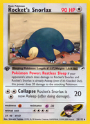 Rocket's Snorlax (33/132) [Gym Heroes 1st Edition] 