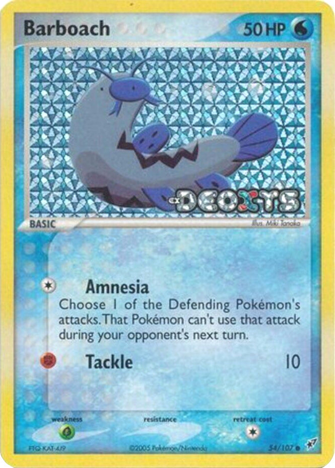 Barboach (54/107) (Stamped) [EX: Deoxys] 