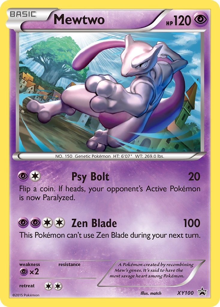 Mewtwo (XY100) [XY: Black Star Promos] 