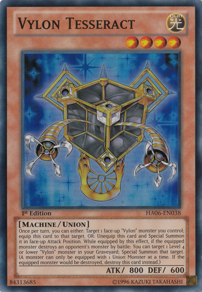 Vylon Tesseract [HA06-EN038] Super Rare 