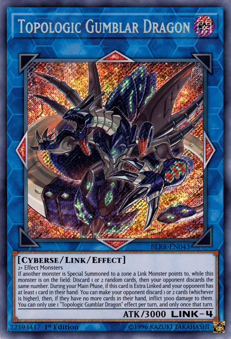 Topologic Gumblar Dragon [BLRR-EN043] Secret Rare 