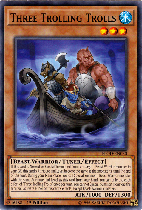 Three Trolling Trolls [FLOD-EN030] Common 