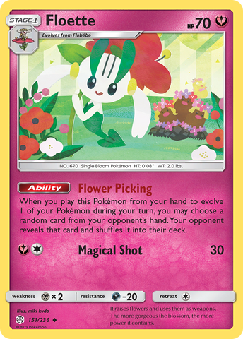 Floette (151/236) [Sun &amp; Moon: Cosmic Eclipse] 