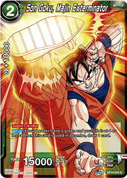 Son Goku, Majin Exterminator (BT14-072) [Cross Spirits] 