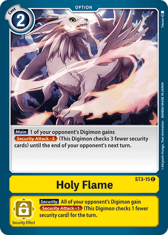 Holy Flame [ST3-15] [Starter Deck: Heaven's Yellow] 