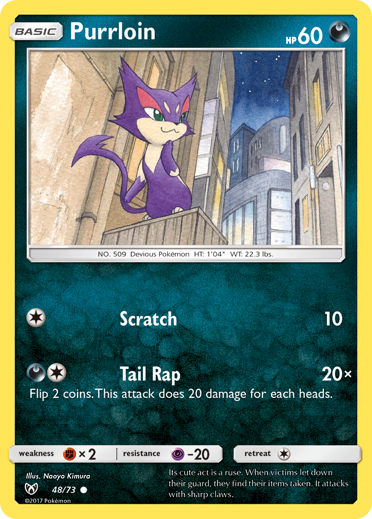 Purrloin (48/73) [Sun &amp; Moon: Shining Legends] 