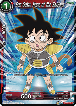Son Goku, Hope of the Saiyans (Common) (BT13-019) [Supreme Rivalry] 