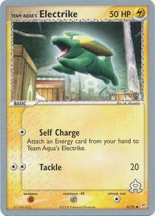 Team Aqua's Electrike (53/95) (Blaziken Tech - Chris Fulop) [World Championships 2004] 