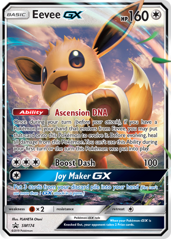 Eevee GX (SM174) (Jumbo Card) [Sun &amp; Moon: Black Star Promos] 
