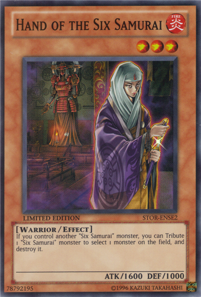 Hand of the Six Samurai [STOR-ENSE2] Super Rare 