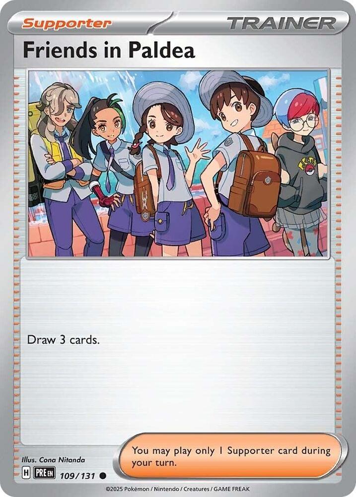 Friends in Paldea (109/131) [Scarlet &amp; Violet: Prismatic Evolutions] 