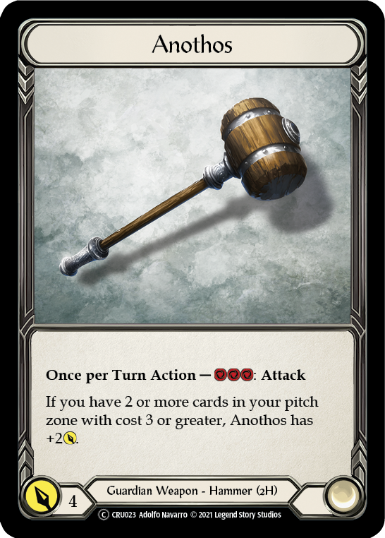 Anothos [U-CRU023] (Crucible of War Unlimited) Unlimited Rainbow Foil 