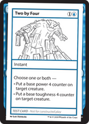 Two by Four [Mystery Booster 2 Playtest Cards] 