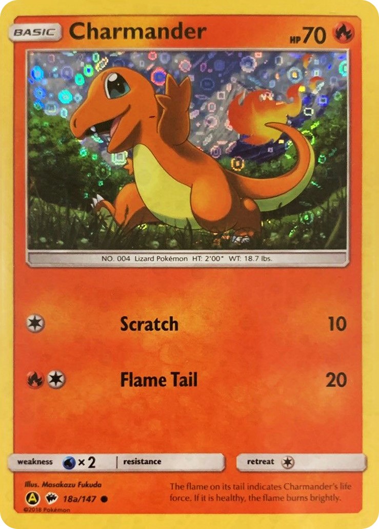 Charmander (18a/147) (General Mills Cereal Foil) [Alternate Art Promos] 