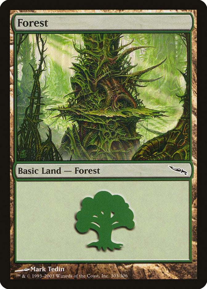 Forest (303) [Mirrodin] 