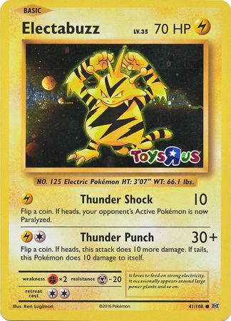 Electabuzz (41/108) (Toys R Us Promo) [XY: Evolutions] 
