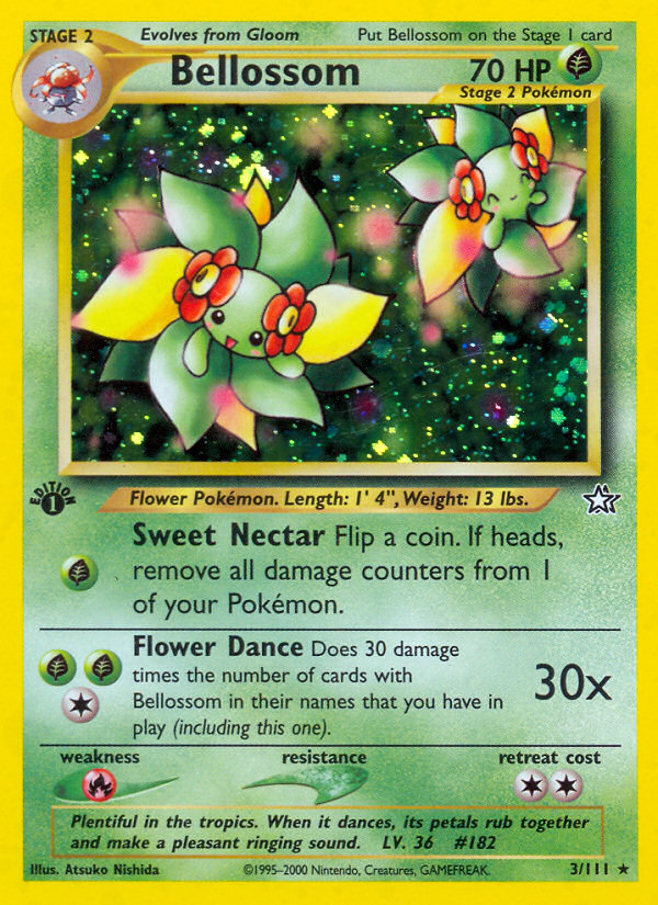 Bellossom (3/111) [Neo Genesis 1st Edition] 