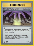 Pewter City Gym (115/132) [Gym Heroes 1st Edition] 