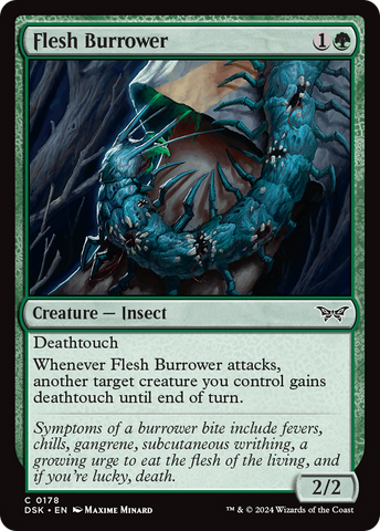 Flesh Burrower [Duskmourn: House of Horror] 