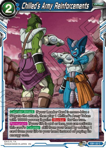 Chilled's Army Reinforcements (EB1-22) [Battle Evolution Booster] 