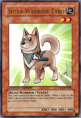 Shiba-Warrior Taro [YAP1-EN008] Ultra Rare 