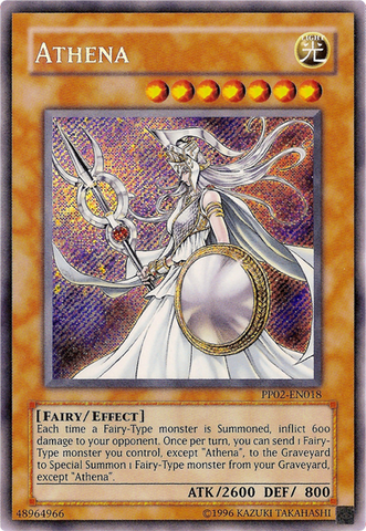 Athena [PP02-EN018] Secret Rare 