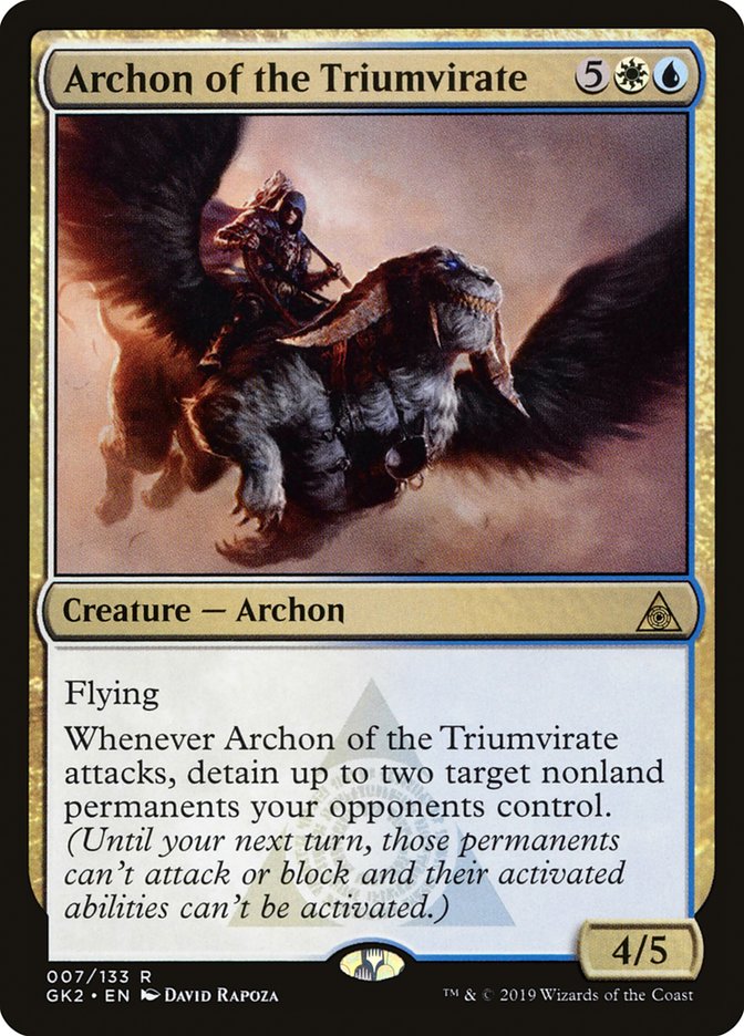 Archon of the Triumvirate [Ravnica Allegiance Guild Kit] 